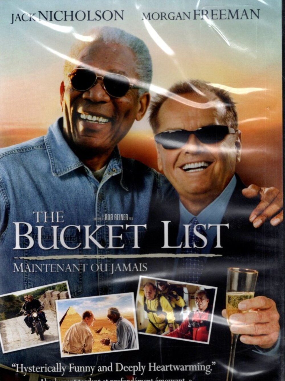 The Bucket List DVD New Sealed Jack Nicholson Morgan Freeman Bilingual
